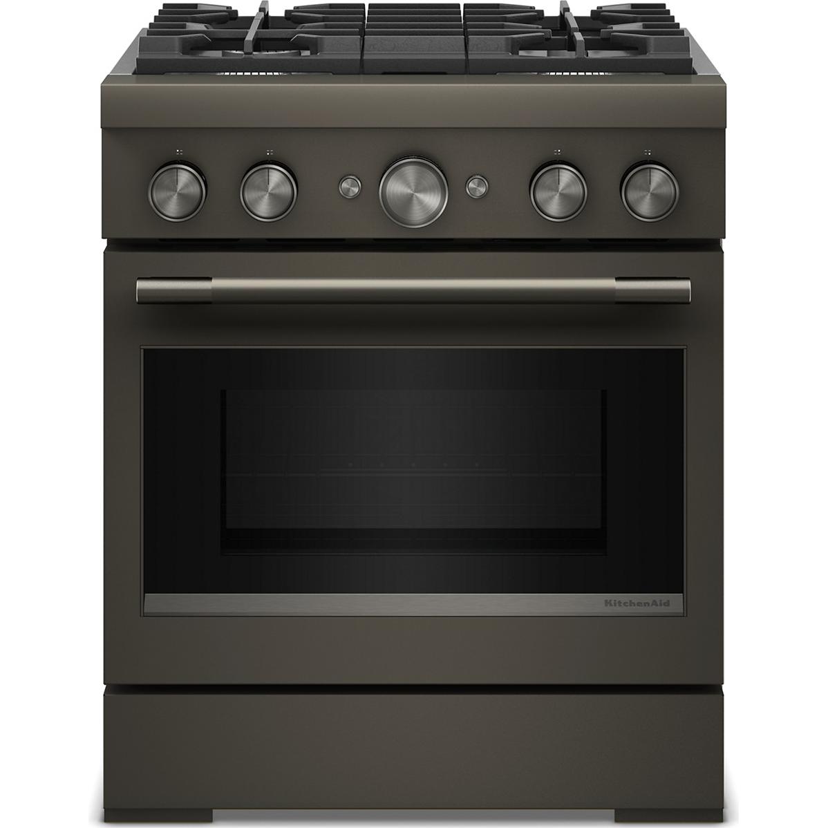  KitchenAid 30-inch Freestanding Commercial-Style Dual-Fuel Range KFDS930SBE IMAGE 1