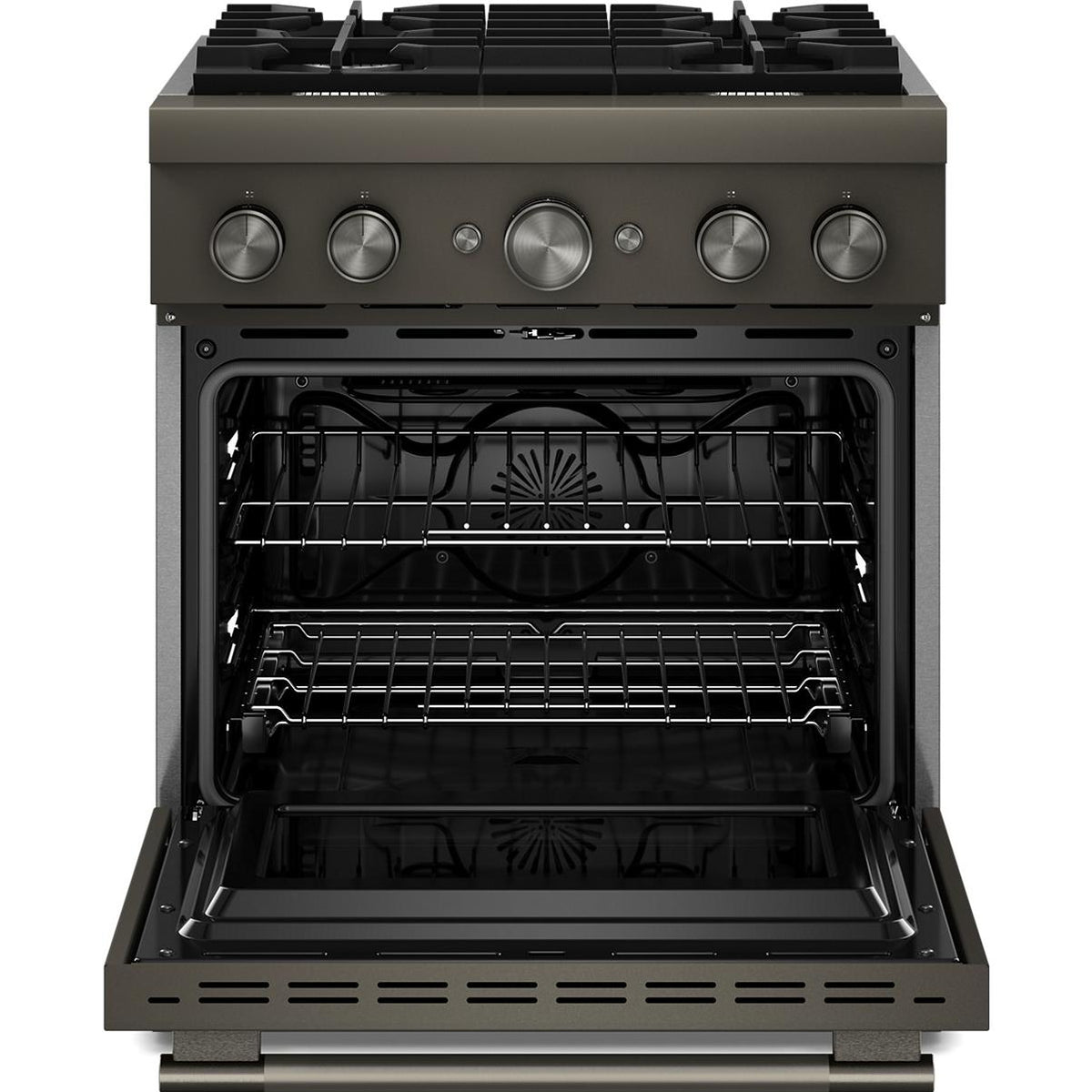  KitchenAid 30-inch Freestanding Commercial-Style Dual-Fuel Range KFDS930SBE IMAGE 2