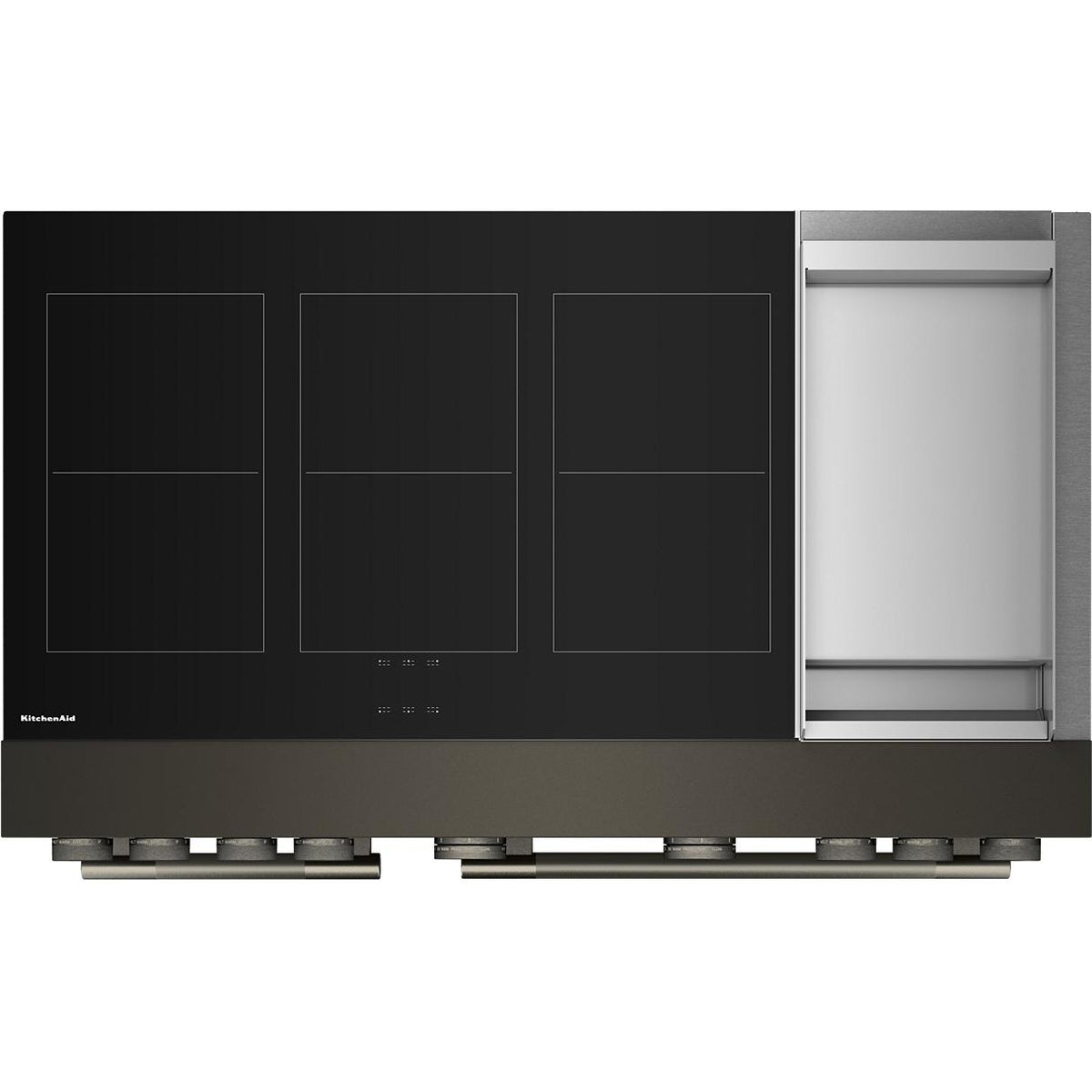  KitchenAid 48-inch Freestanding Induction Range with 6 Elements and Griddle KFID948SBE IMAGE 3