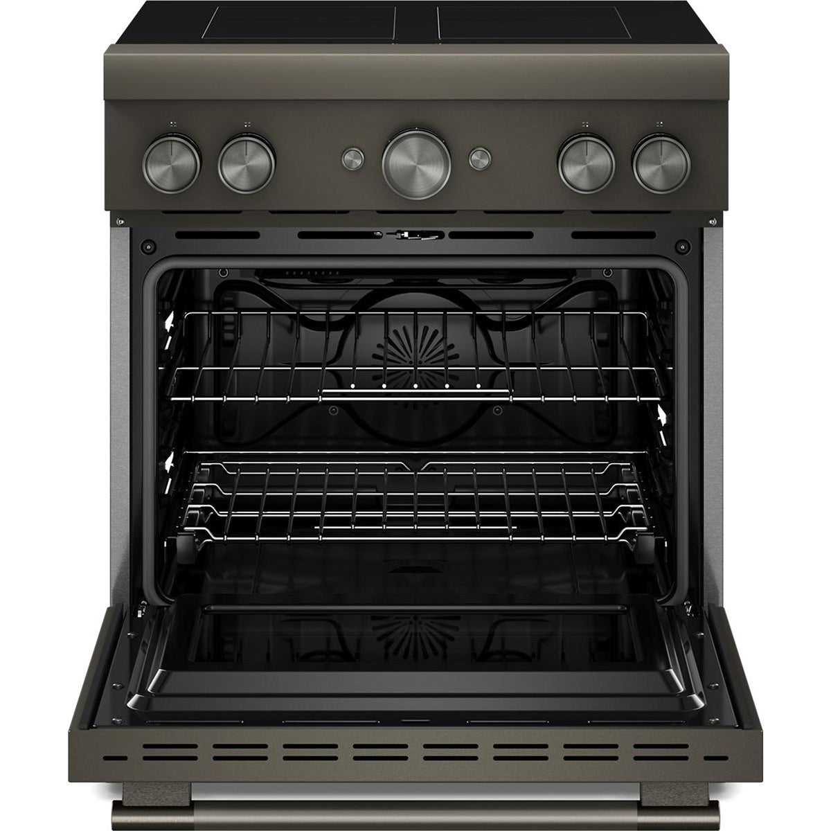  KitchenAid 30-inch Freestanding Induction Range with 4 Elements KFIS930SBE IMAGE 2