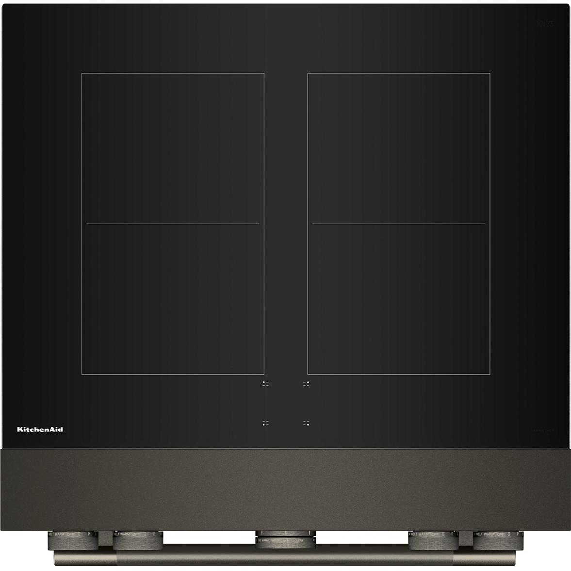  KitchenAid 30-inch Freestanding Induction Range with 4 Elements KFIS930SBE IMAGE 3