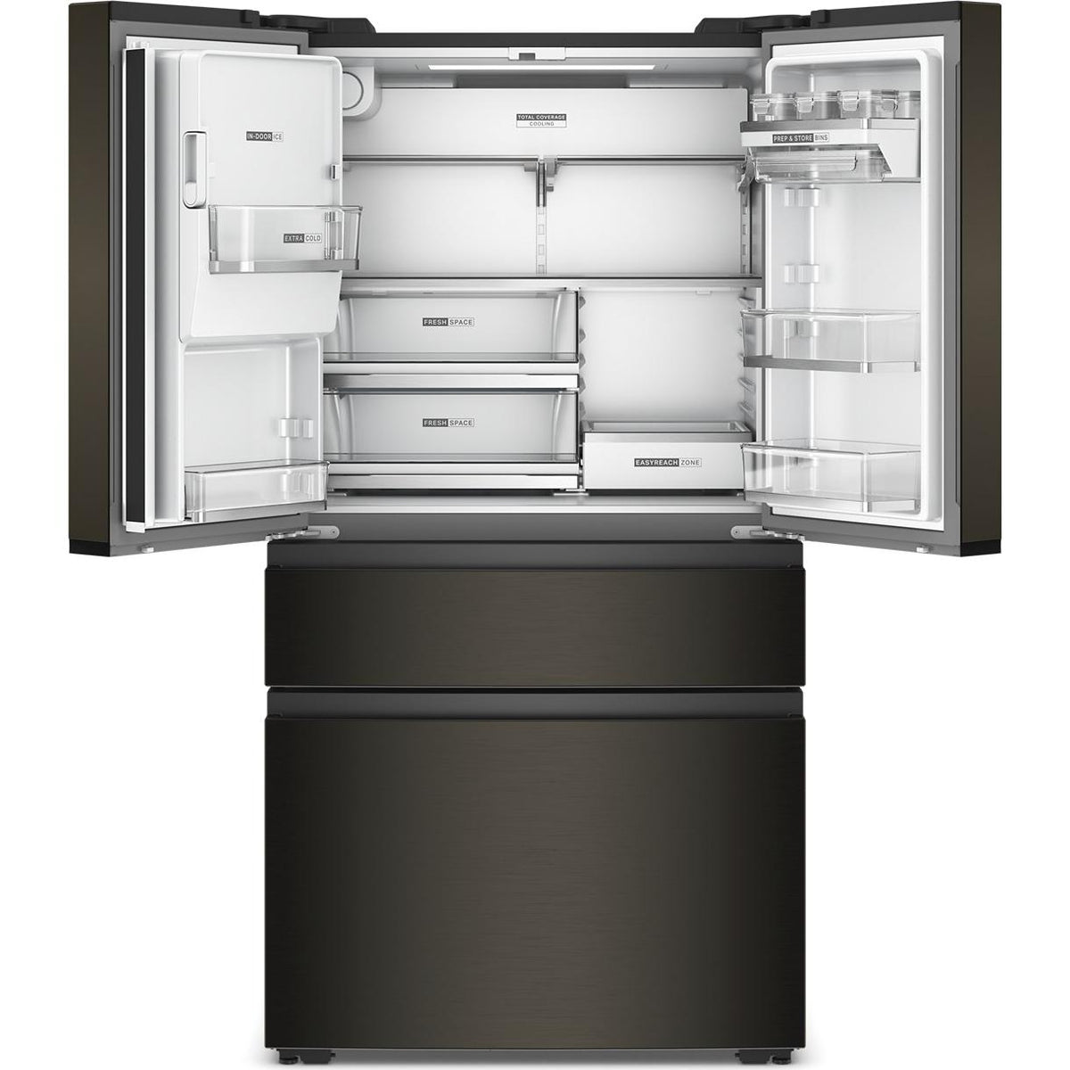  Whirlpool 36-inch French 4-Door Refrigerator with Water and Ice Dispensing System WRMC7036RV IMAGE 2