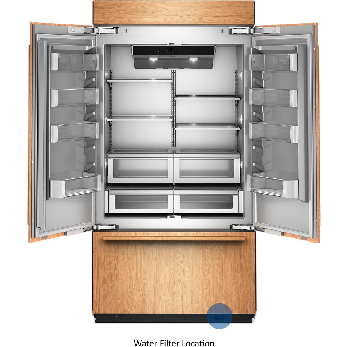  KitchenAid 42-inch Built-in French 3-Door Refrigerator with Interior Ice Maker KBFN542TPA IMAGE 2