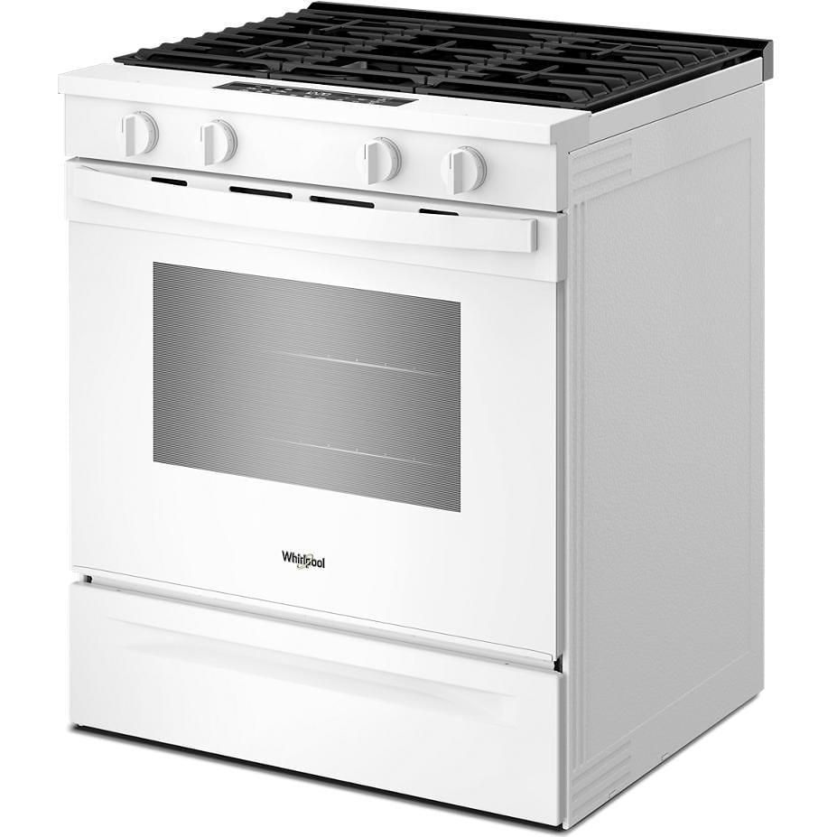 Whirlpool 30-inch Slide-in Gas Range with Air Cooking Technology WSGS4530TW IMAGE 4