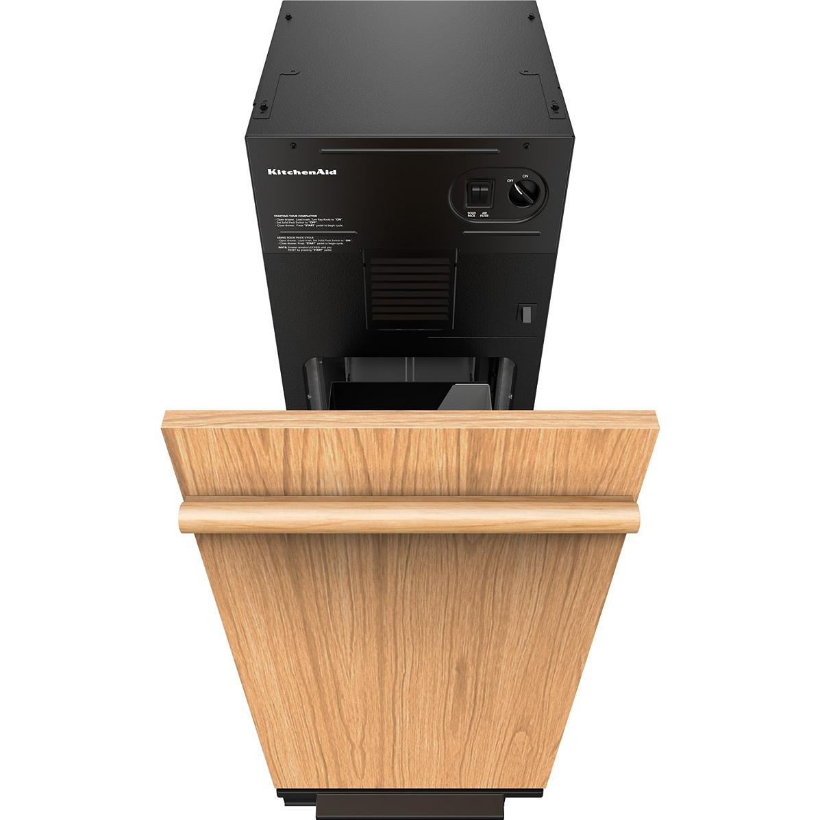  KitchenAid Built-in Trash Compactor with Built-In Odor Management System KTTP515TPA IMAGE 2