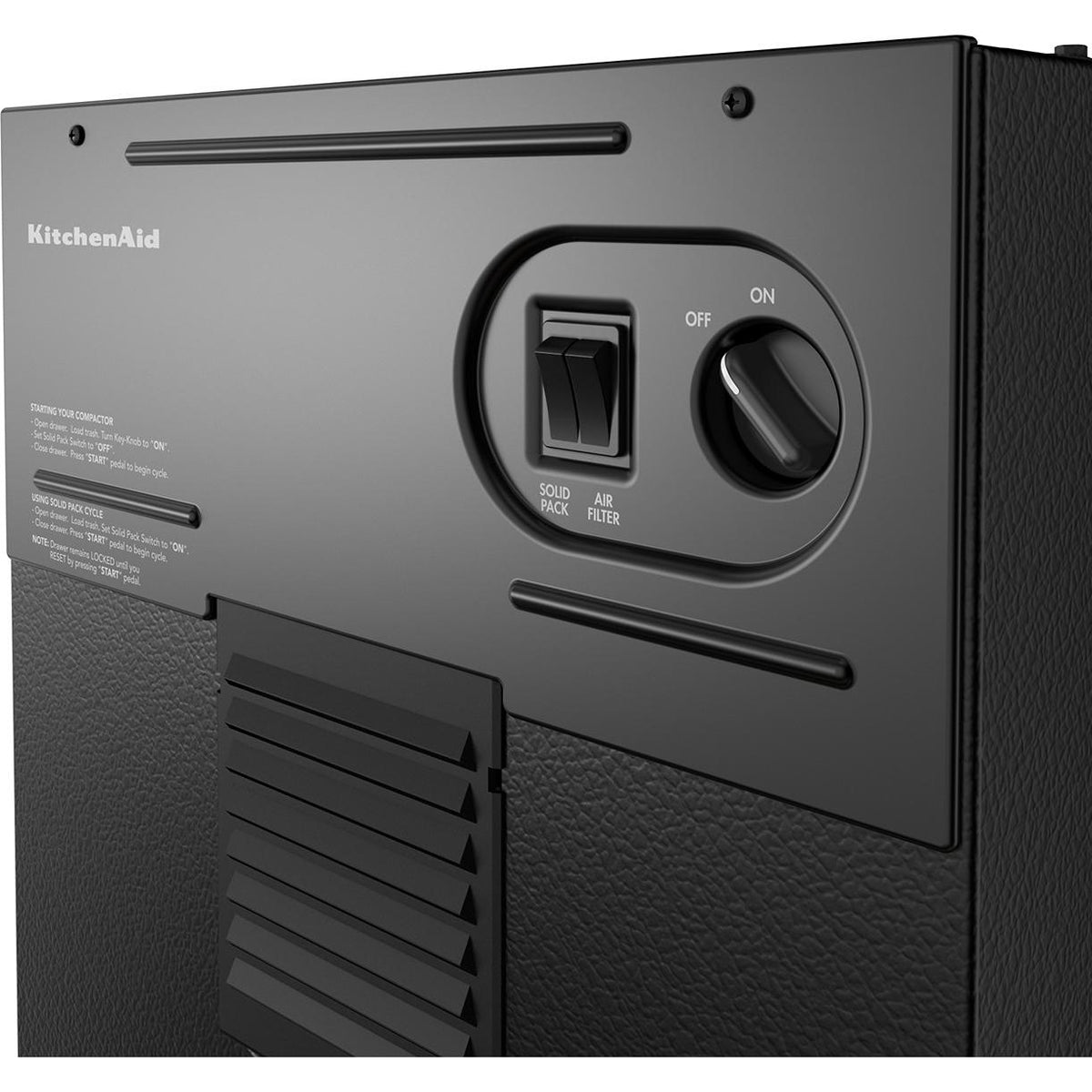  KitchenAid Built-in Trash Compactor with Built-In Odor Management System KTTP515TSS IMAGE 6