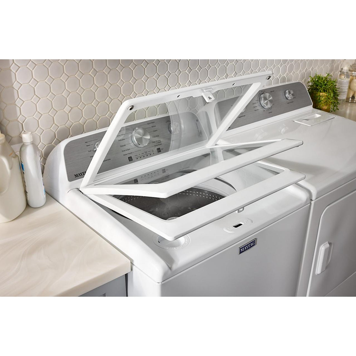  Maytag 5.4 cu. ft. Top Loading Washer with Water Faucet MTW5205TW IMAGE 7