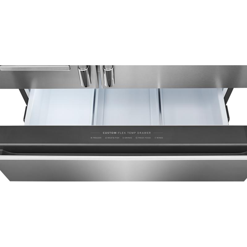  Frigidaire Professional 36-inch, 21 cu. ft. Counter-Depth French 4-Door Refrigerator with Custom-Flex® Temperature Drawer PRMC2290BF IMAGE 5