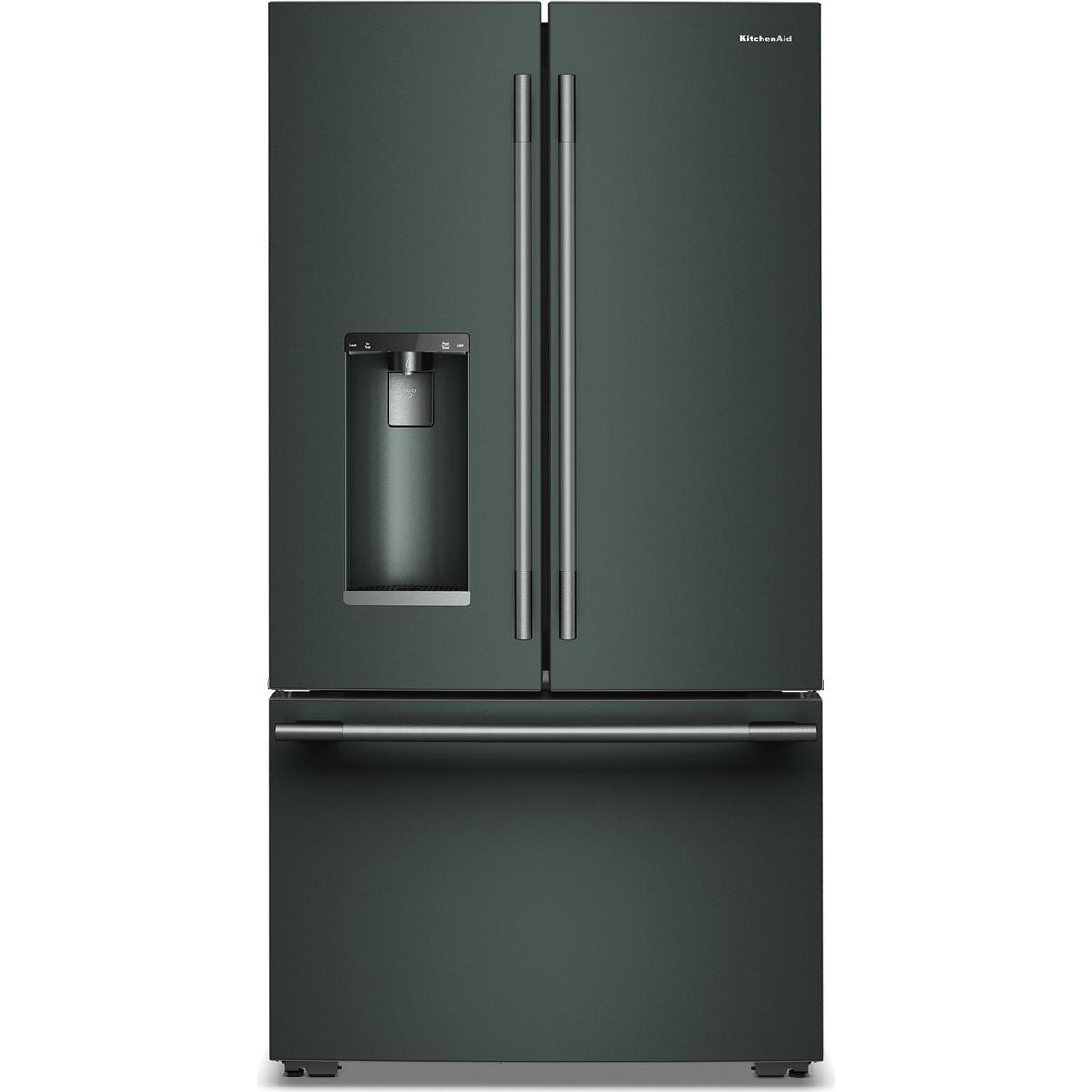  KitchenAid 36-inch, 23.1 cu. ft. Counter-Depth French 3-Door Refrigerator with External Water and Ice Dispensing System KRFC536SJP IMAGE 1
