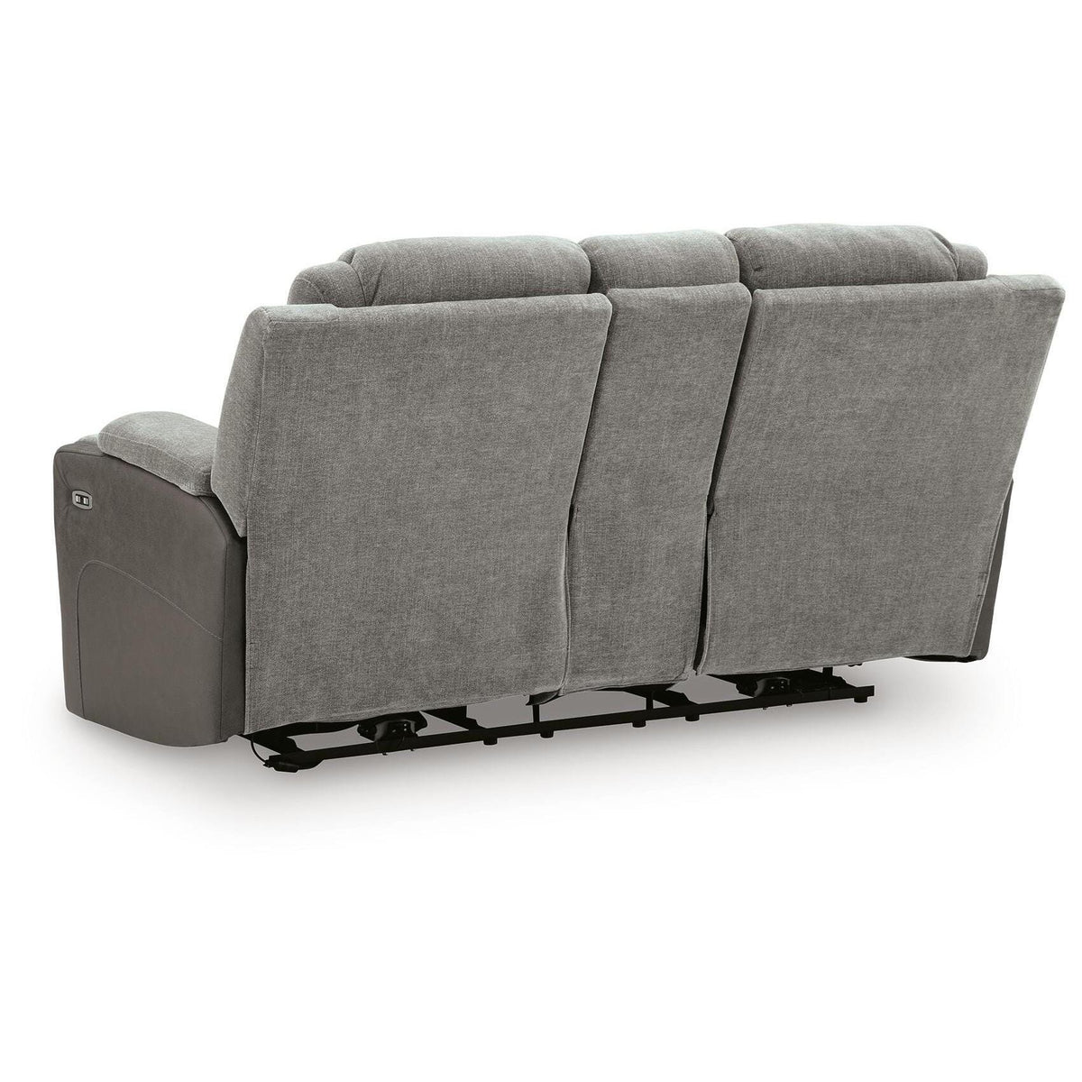  Signature Design by Ashley Mixed Motion PC8350518 Power Reclining Loveseat with Console  & Adjutasble Headrest IMAGE 3