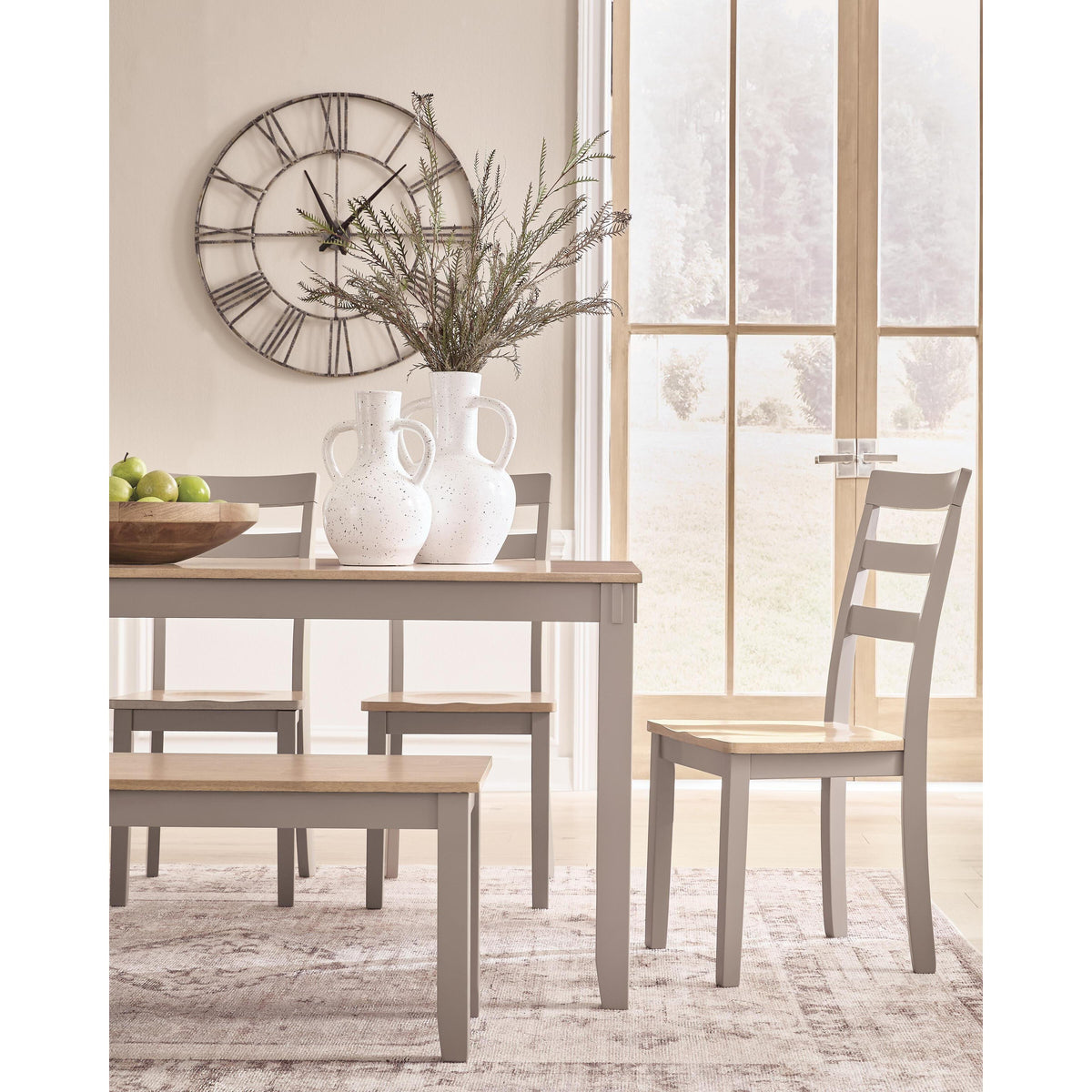  Signature Design by Ashley Harperfeld PCD403-325 Dining Room Table Set IMAGE 4