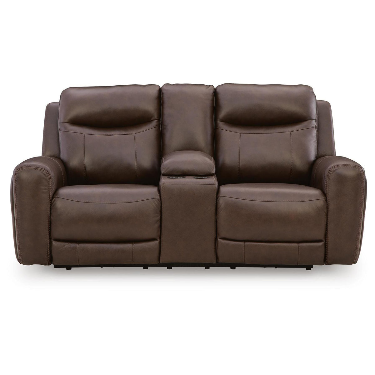  Benchcraft Gravier U1330118 Power Reclining Loveseat with Console  & Adjutasble Headrest IMAGE 3