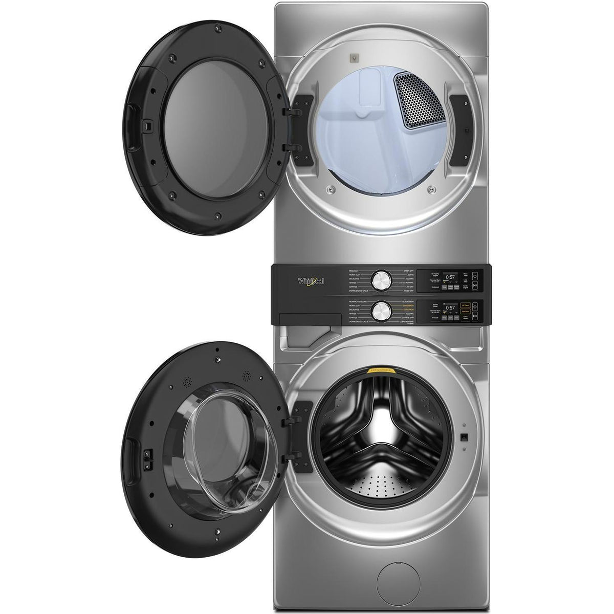  Whirlpool Stacked Washer/Dryer Electric Laundry Center YWEF5727TR IMAGE 2