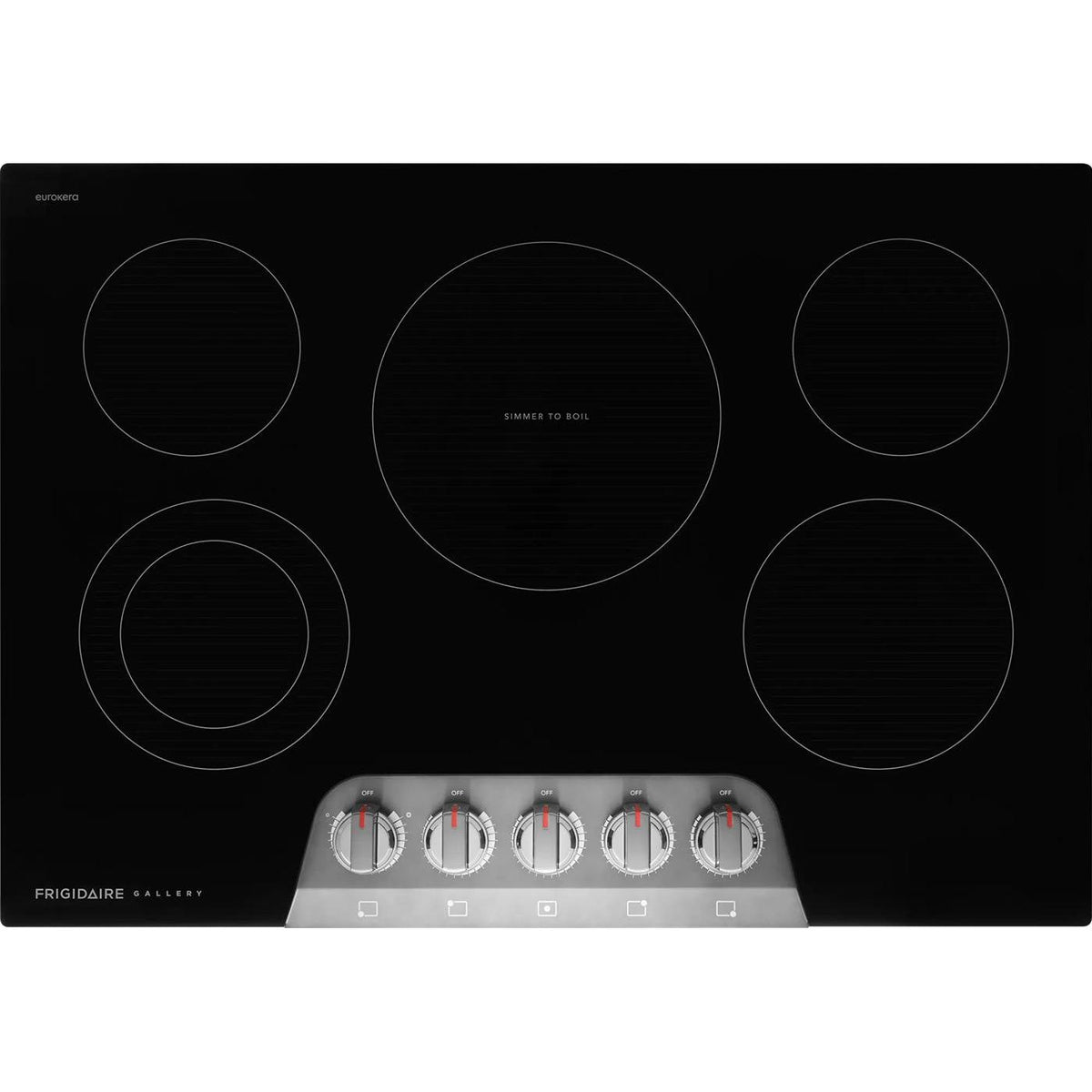  Frigidaire Gallery 30-inch Electric Cooktop GCCE3070BD IMAGE 6