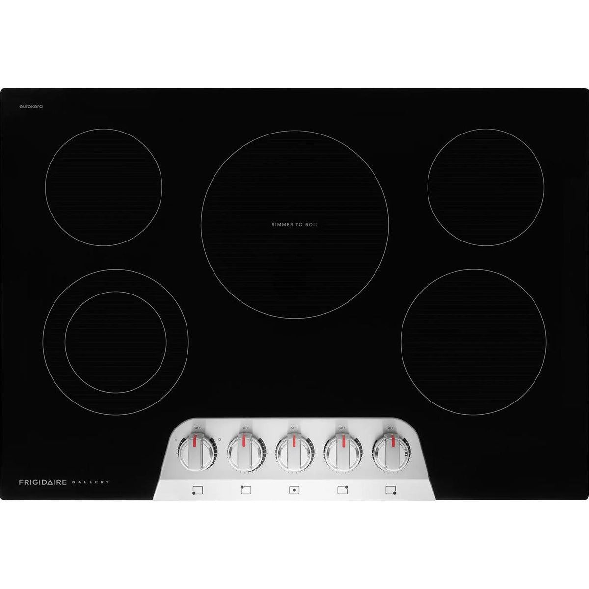  Frigidaire Gallery 30-inch Electric Cooktop GCCE3070BS IMAGE 4