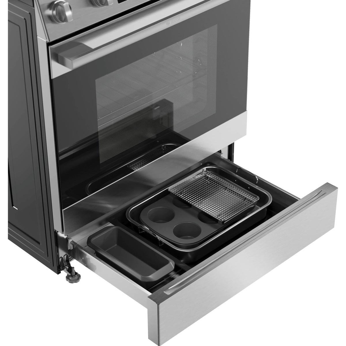  Bosch 300 Series Freestanding Gas Range Stainless Steel HGF3050MUC IMAGE 10