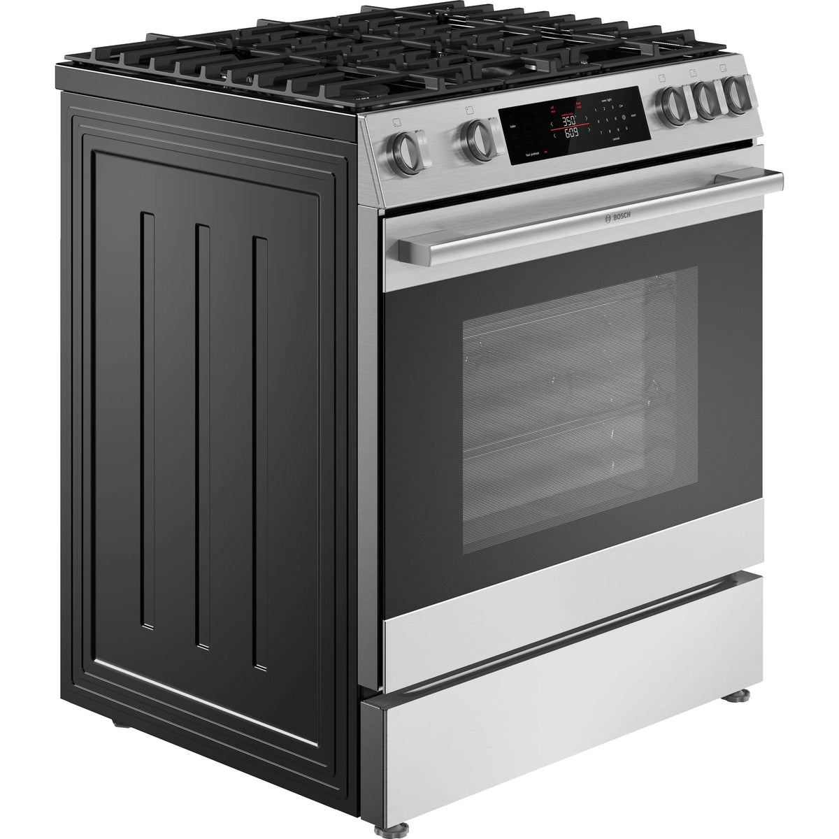  Bosch 300 Series Freestanding Gas Range Stainless Steel HGF3050MUC IMAGE 2