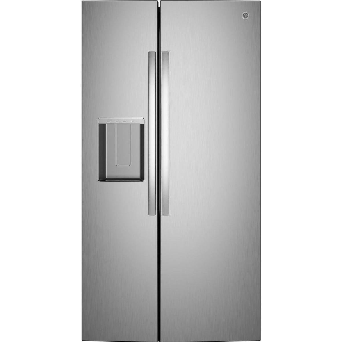  GE 27.9 cu. ft. Side-By-Side Refrigerator with Extra Tall Dispenser GSS28NYYFS IMAGE 1