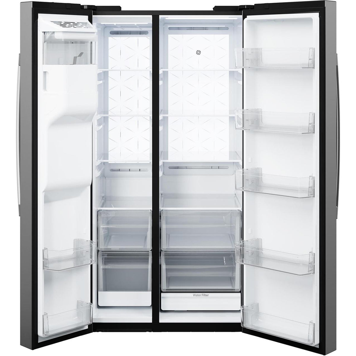  GE 27.7 cu. ft. Side-By-Side Refrigerator with Extra Tall Dispenser GSS28PYYFS IMAGE 4