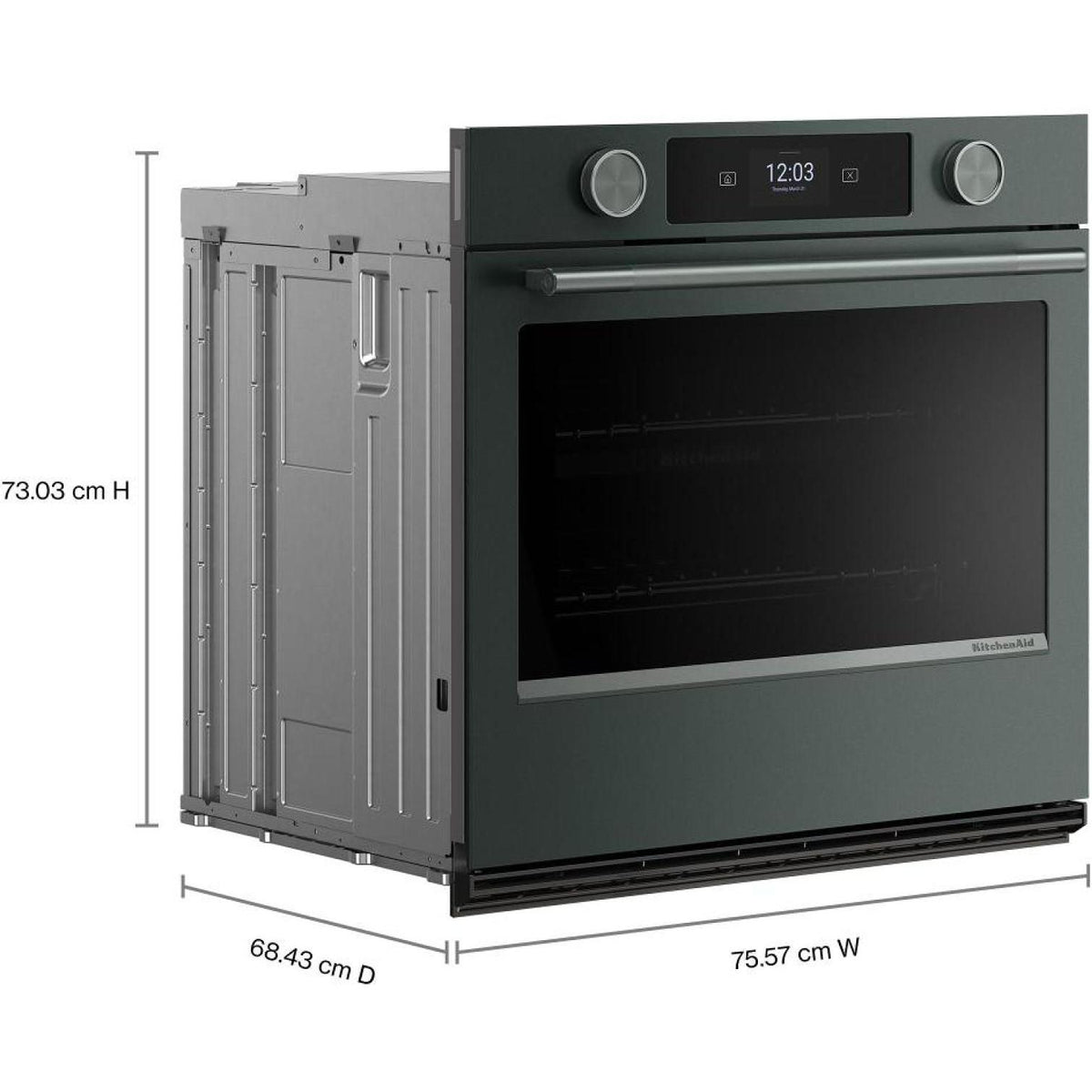  KitchenAid 30-inch Smart Electric Single Wall Oven with Intelligent Cooking Camera KOES930SJP IMAGE 9