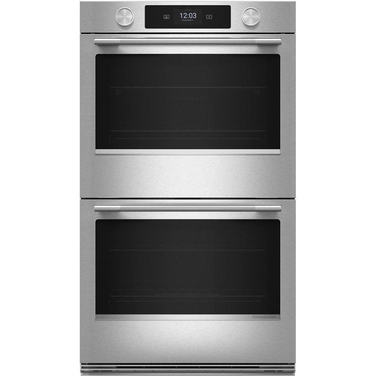  KitchenAid 30-inch Smart Electric Double Wall Oven with Intelligent Cooking Camera KOED930SPS IMAGE 1