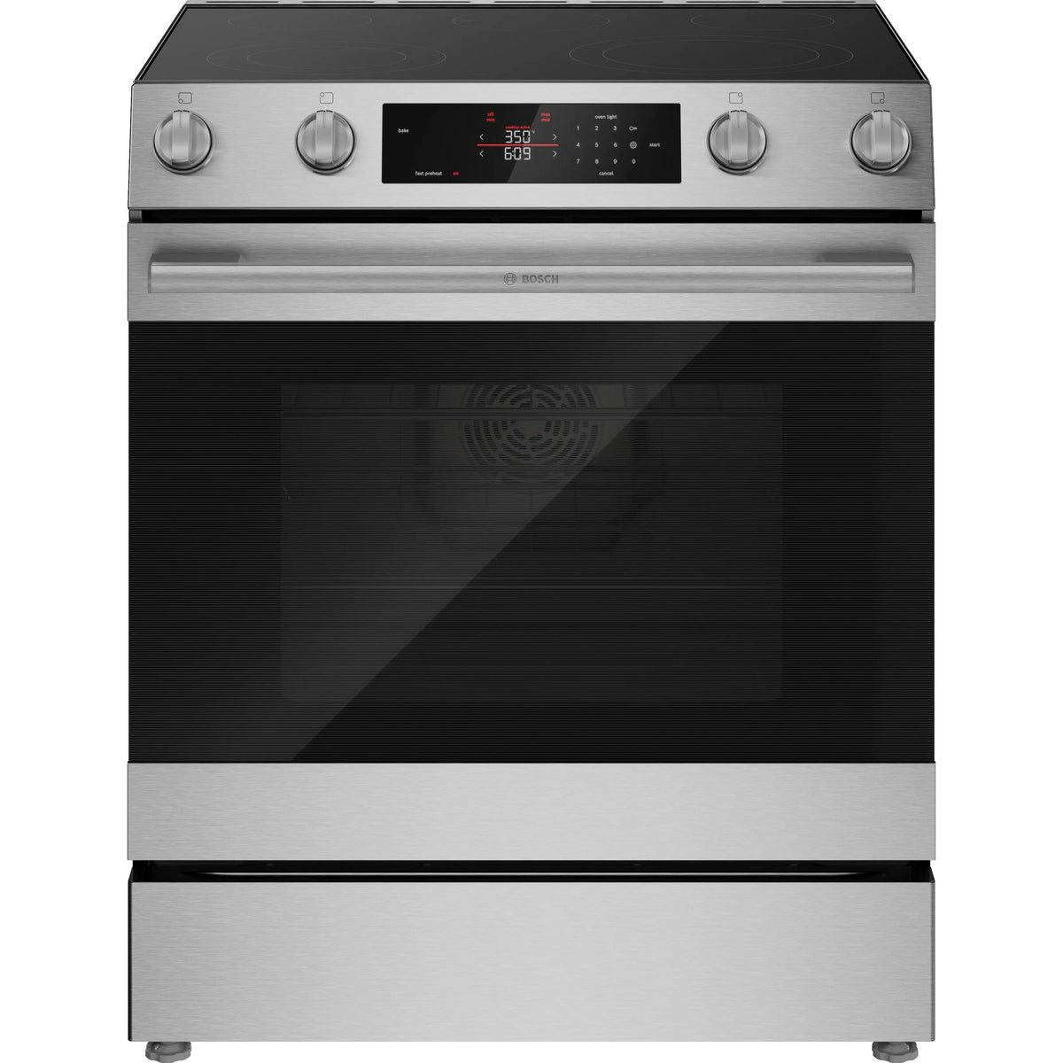 Bosch 300 Series Electric Freestanding Range HEF3050MC IMAGE 1