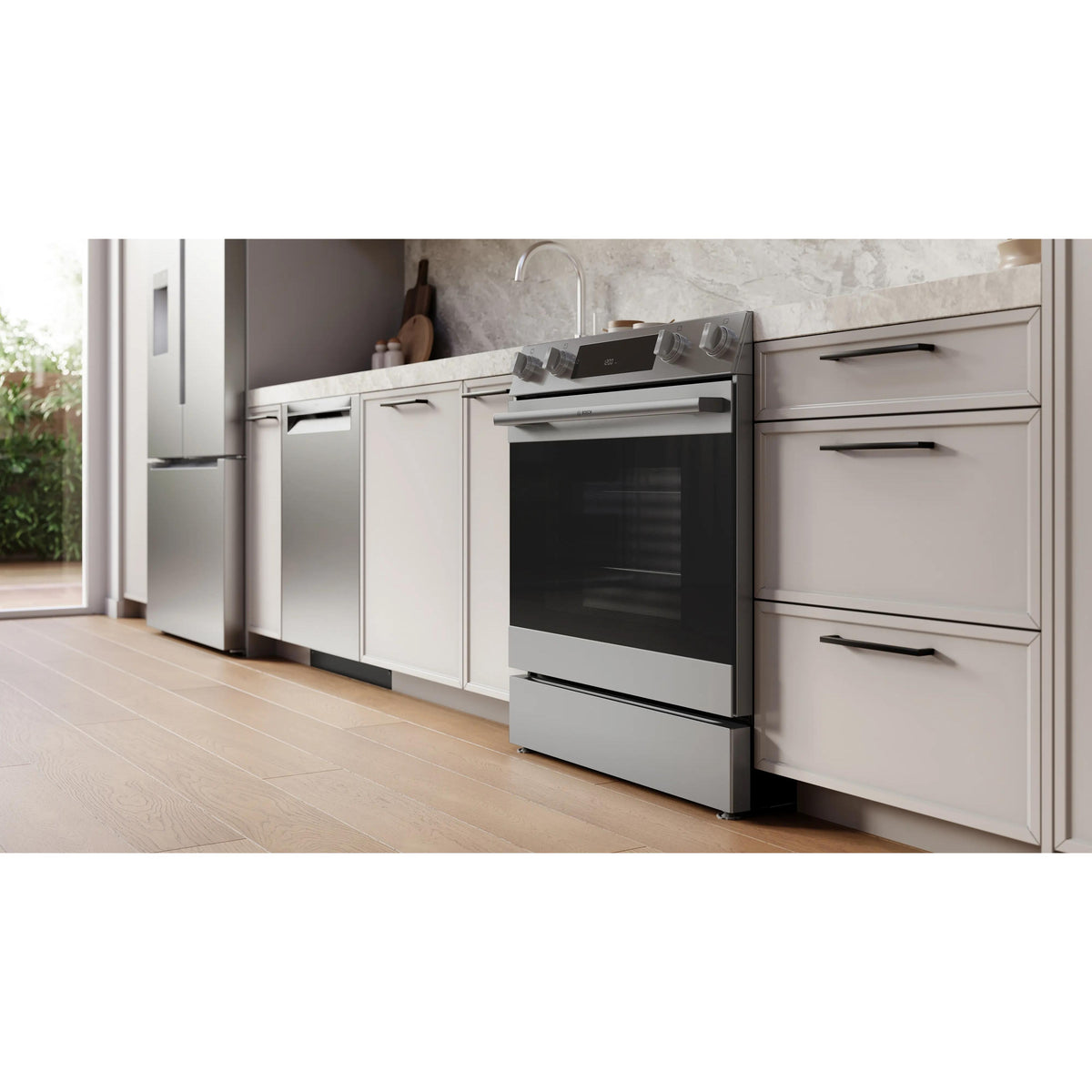  Bosch 300 Series Electric Freestanding Range HEF3050MC IMAGE 16
