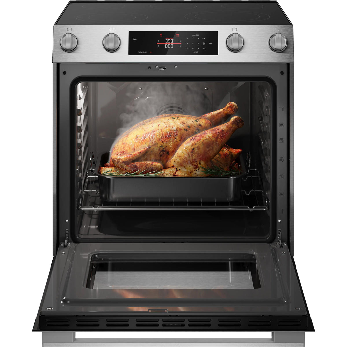  Bosch 300 Series Electric Freestanding Range HEF3050MC IMAGE 3
