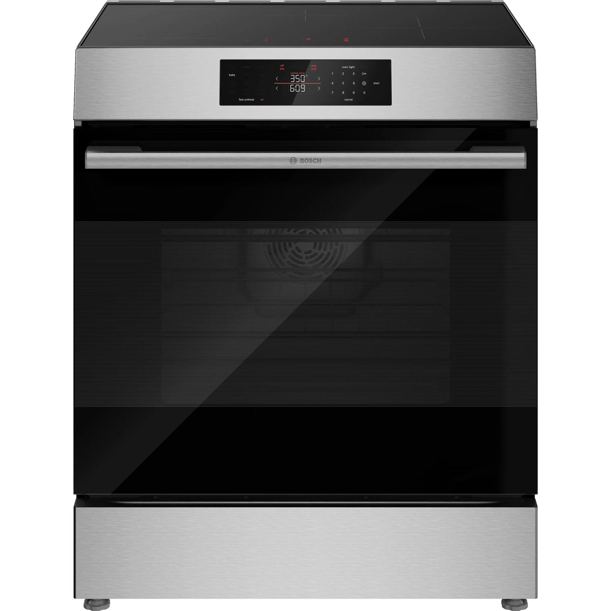  Bosch 300 Series Induction Freestanding Range HIF3050MC IMAGE 1