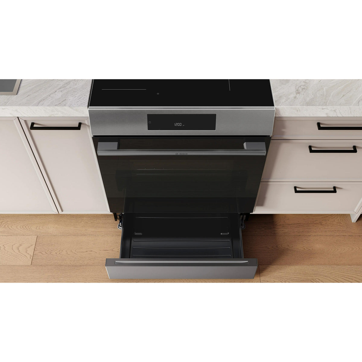  Bosch 300 Series Induction Freestanding Range HIF3050MC IMAGE 11