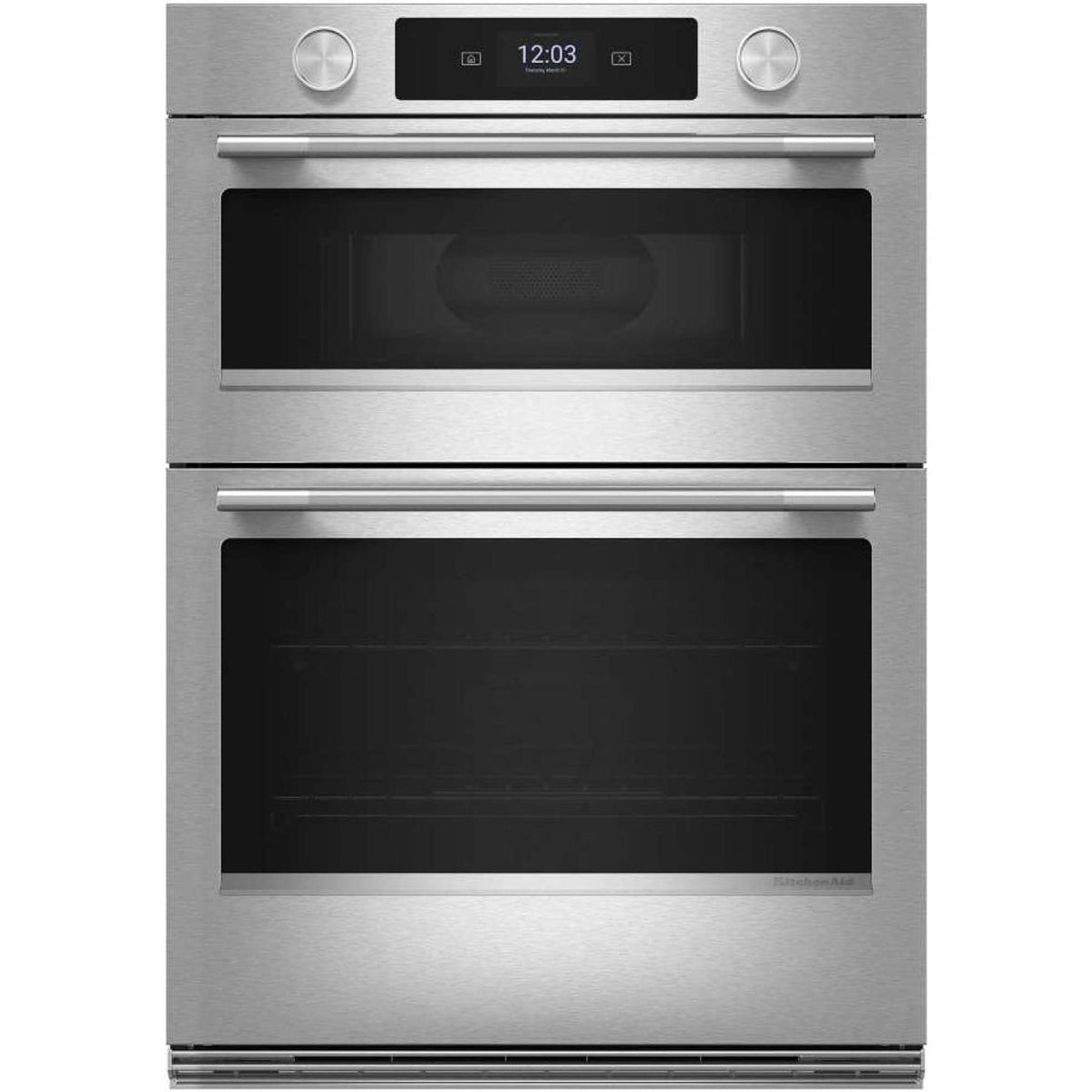  KitchenAid 30-inch Smart Electric Combo Wall Oven with Intelligent Cooking Camera KOEC930SPS IMAGE 1