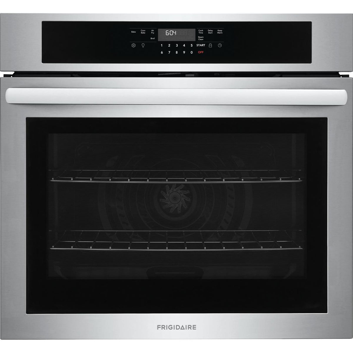  Frigidaire 30-inch, 5.3 cu. ft. Built-in Single Wall Oven with Air Fry FCWS3030AS IMAGE 1