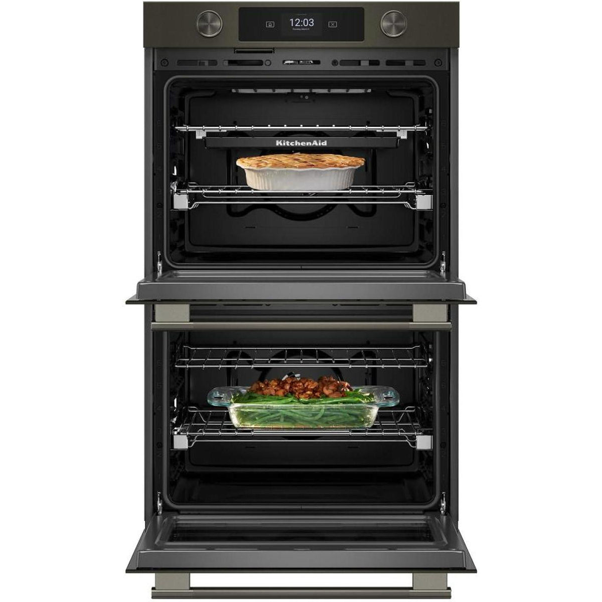  KitchenAid 30-inch Smart Electric Double Wall Oven with Intelligent Cooking Camera KOED930SBE IMAGE 7