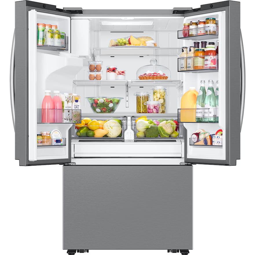  Samsung 31 cu.ft. Bespoke AI 3-Door French Door Refrigerator RF32CG5B30SRAA IMAGE 3