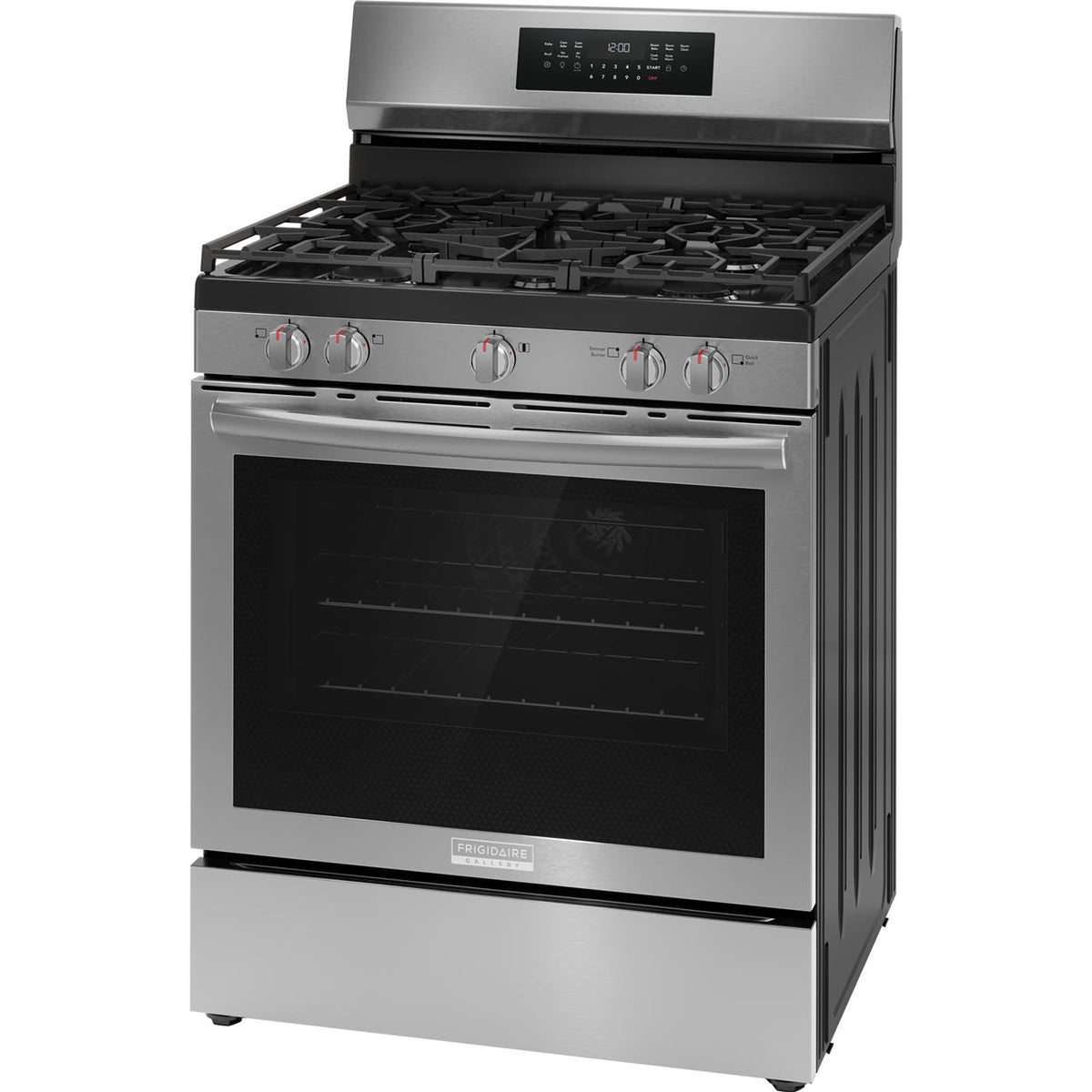  Frigidaire Gallery 30-inch Freestanding Gas Range with Air Fry Technology GCRG3059BF IMAGE 5