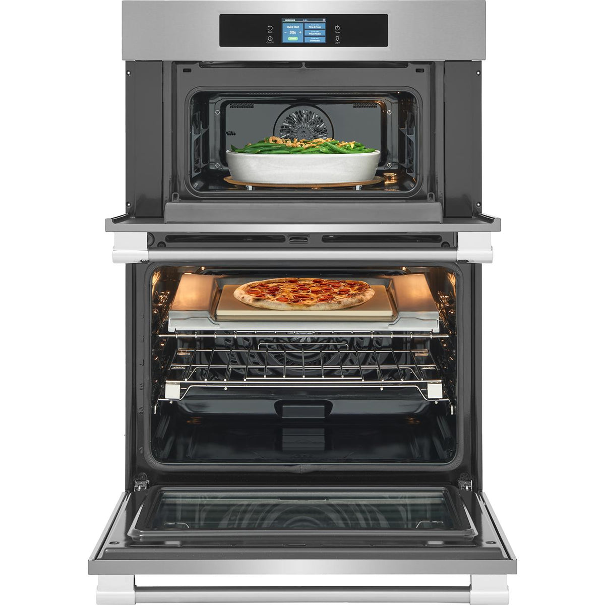  Frigidaire Professional 30-inch, 5.3 cu. ft. Built-in Combination Oven with Total Convection PCWM3085AF IMAGE 3