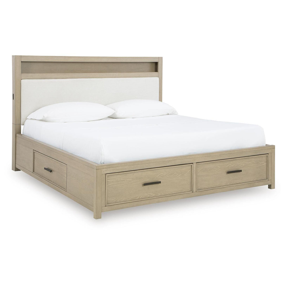  Signature Design by Ashley Calmoro B602B8 King Bookcase Bed IMAGE 1