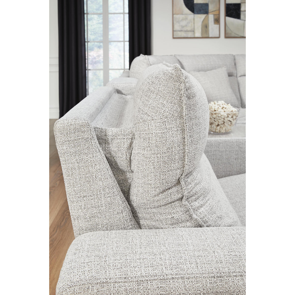  Signature Design by Ashley Modmax II 65907S45 7 pc Power Reclining Sectional with Chaise and Audio Console IMAGE 3