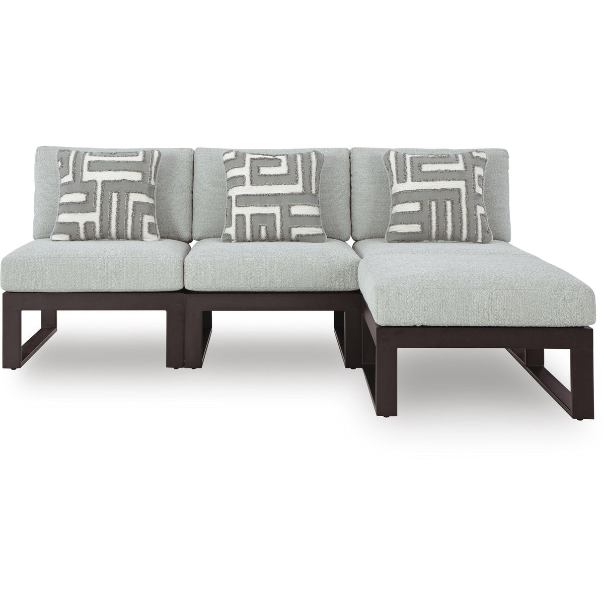  Signature Design by Ashley Beachloft P490P10 4 pc Outdoor Sectional IMAGE 1