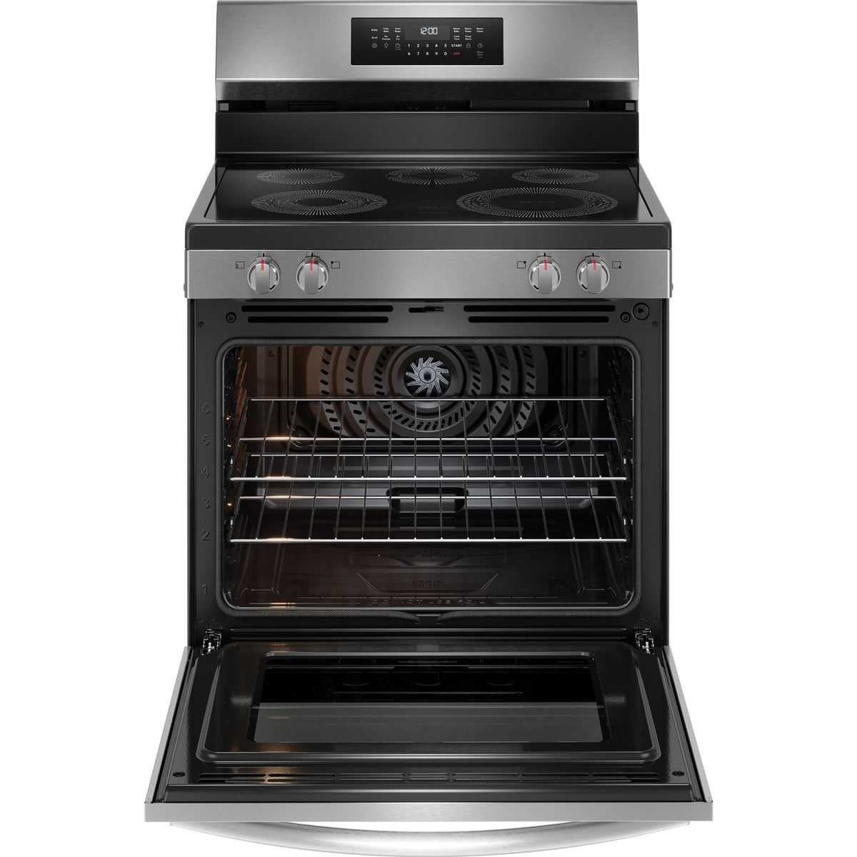  Frigidaire Gallery 30-inch Freestanding Electric Range with Air Fry Technology GCREC059BF IMAGE 3