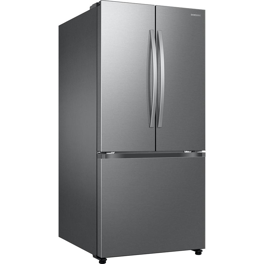  Samsung 33-inch, 25 cu.ft. Bespoke AI 3-Door French Door Refrigerator RF25C5A01SRAA IMAGE 4
