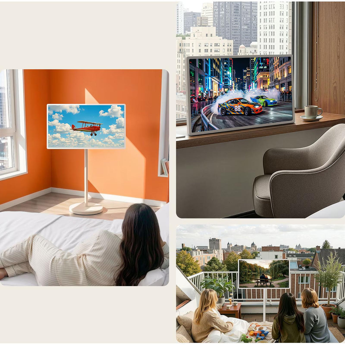  LG 32-inch 4K UHD StanbyME 2 Max LX6 Movable Screen Smart TV 32LX6BWGA IMAGE 5