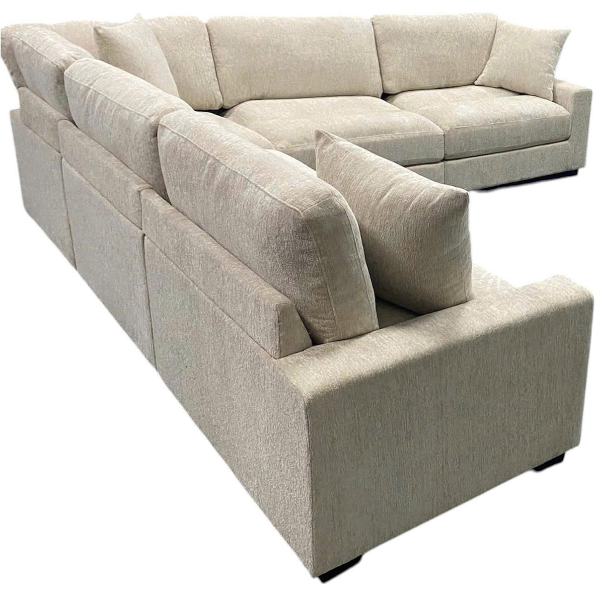  Primo International Sectionals Stationary Spencer 5-Piece Sectional - Beige IMAGE 4