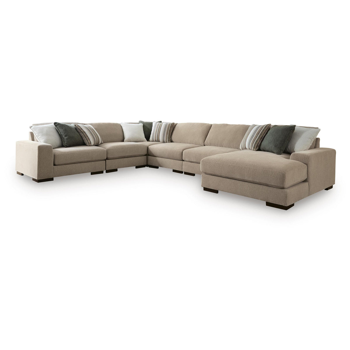  Benchcraft Linenhause 31803S15 6 pc Sectional with Chaise IMAGE 1
