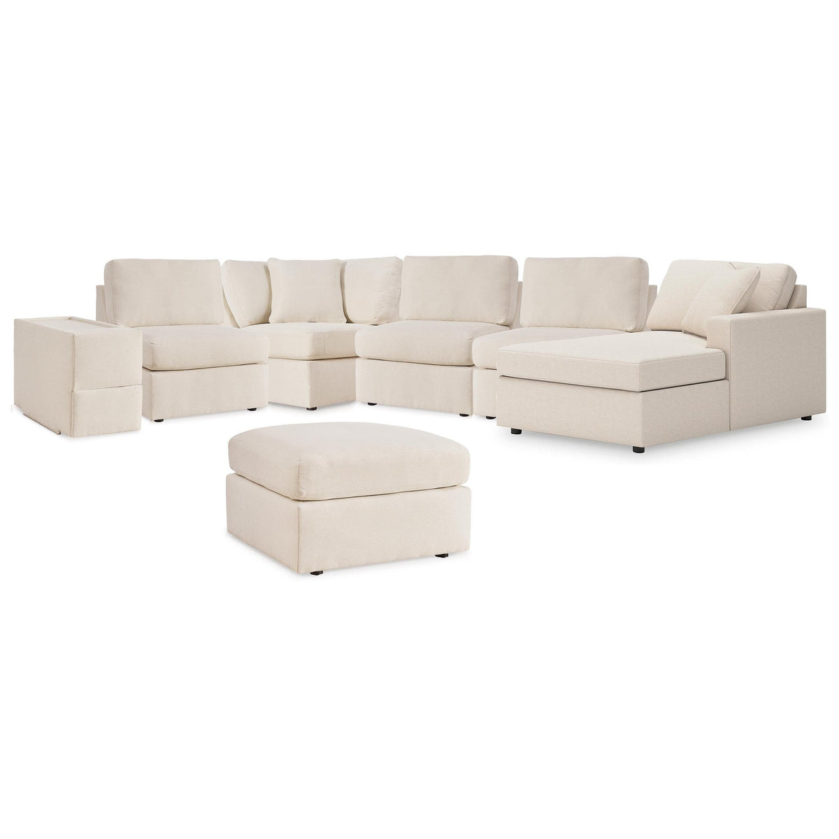 Signature Design by Ashley® Modmax 92103U7 6 pc Sectional with Chaise and Ottoman - Oyster IMAGE 1