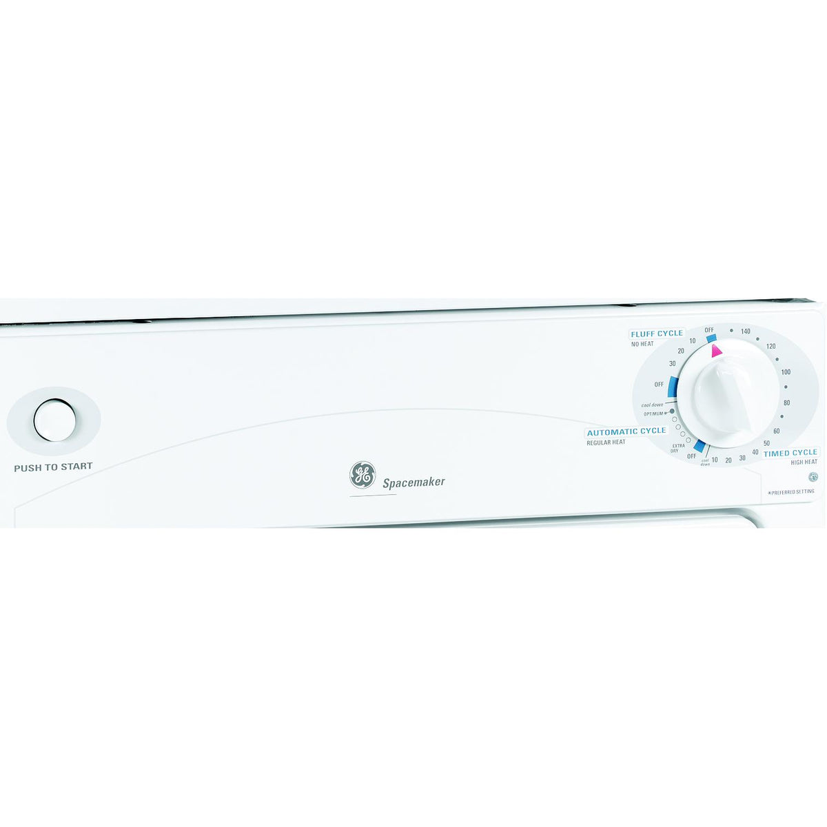  GE 3.6 cu. ft. Electric Dryer PSKP333EBWW IMAGE 2