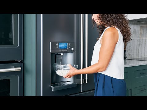  Café 36-inch, 22.2 cu.ft. Counter-Depth French 3-Door Refrigerator with Hot Water Dispenser CYE22TP4MW2 EXTERNAL_VIDEO 4